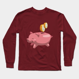 Pig money gift design, pig ,money Long Sleeve T-Shirt